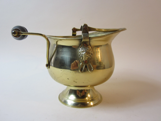 A Stunning Vintage Solid Brass Coal Scuttle/Umbrella Stand, Made in France