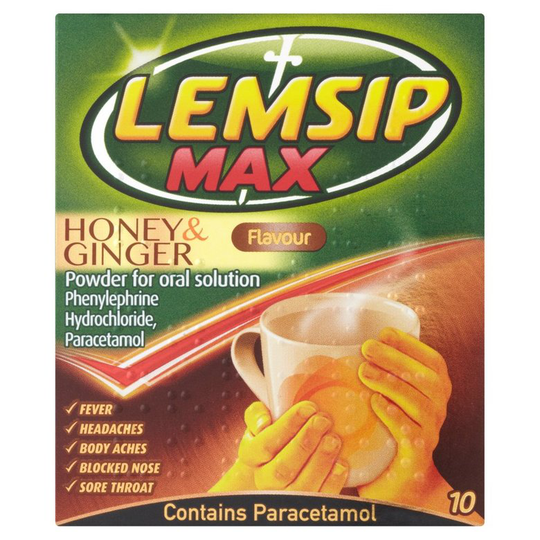 Lemsip Max Honey & Ginger Flavour Fusions 10