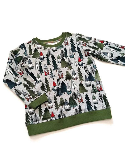 Gonk Tshirt For Babies & Kids, Organic Baby Clothes, Unisex Kids Clothing, Jumper, Handmade Gonks, Made in The UK