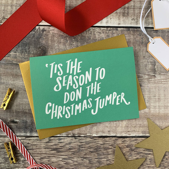 Tis The Season To Don The Christmas Jumper Card
