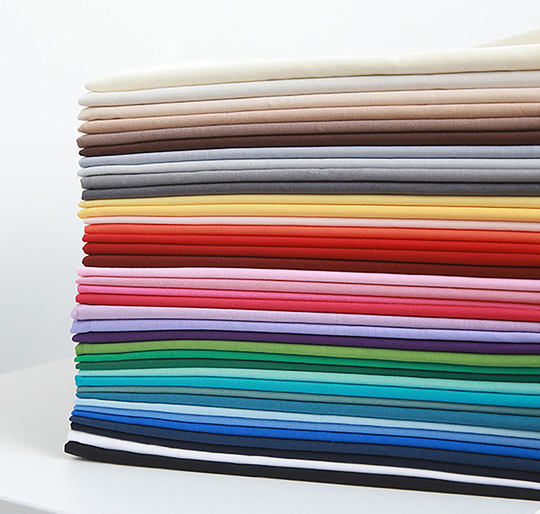 Crown | 38 Colors 30S Organic Cotton By The Yard Made in Korea Plain Weave Solid Color Pure Soft Fabric For Sewing 110 cm 44