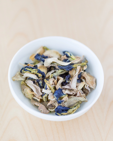 Organic Butterfly Pea Flowers & Ginger Tea From Chiangmai, Thailand - Zandaka