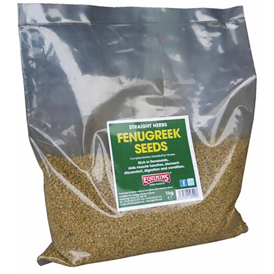 Straight Herbs Fenugreek Seeds - 1 Kg Bag - 890 - Equimins