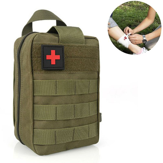First aid kit bag tactical emergency bag medicine bag travel first aid kit rescue bag outdoor camping portable (does not contain medical equipment)