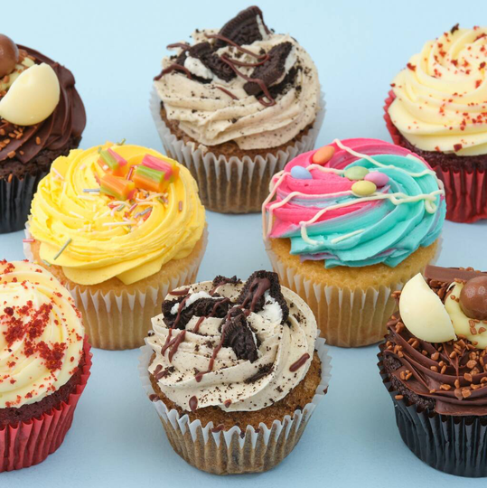 Assorted Cupcakes Box