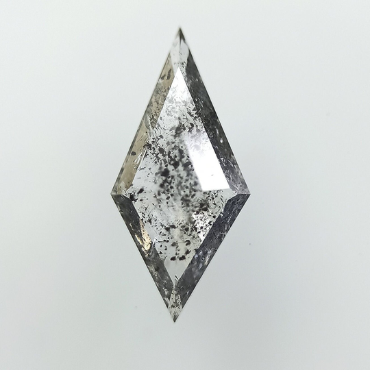 0.67 Ct 11.10×5.30×2.15mm Natural Loose Salt & Pepper Diamonds Kite Shape Diamond Solitaire Diamond Brilliant Polished