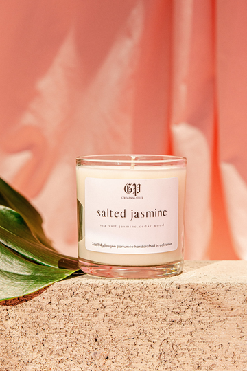 Salted Jasmine | Beach Day Vibe Scented Candle Soy Wax