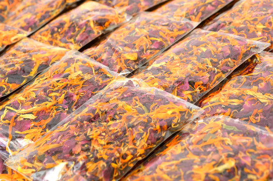 Wedding Confetti Envelopes - Sunset Kiss 100% Biodegradable Packets, Decor Ecofriendly Natural Bags, Boho Bags