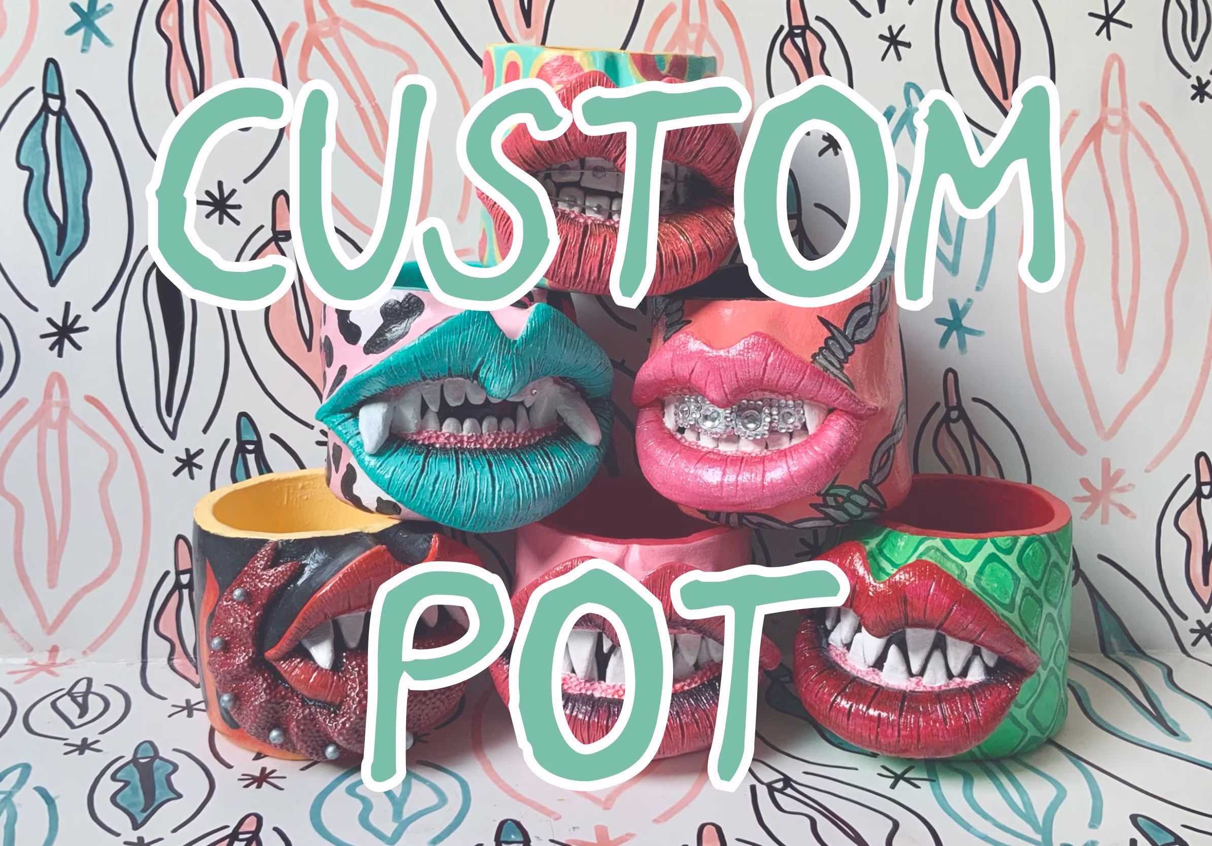 Custom Large Lippy Pot