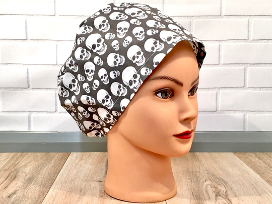 Happy Skulls Scrub Cap