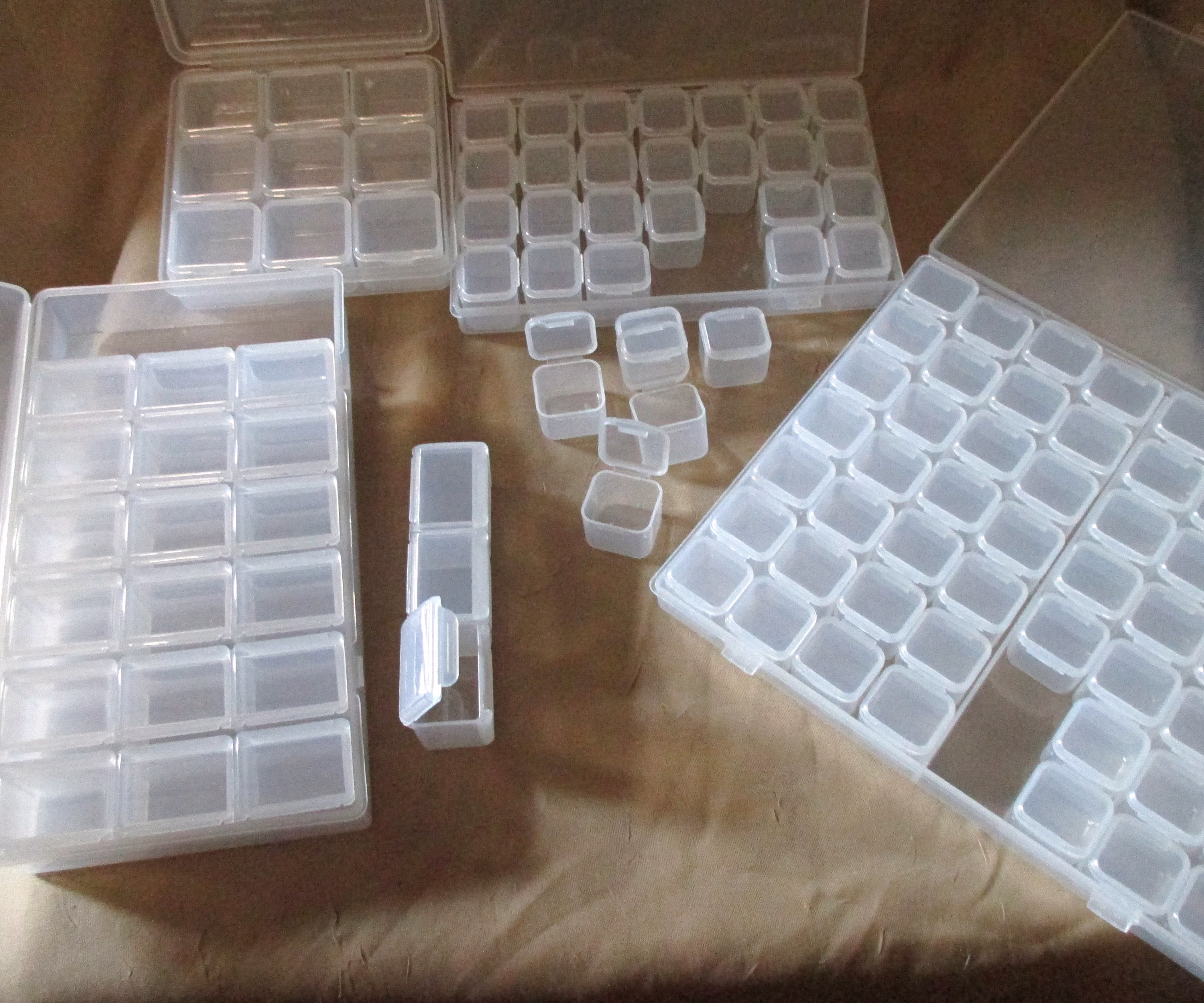 Plastic Containers, Organizers, Bead Storage Cases - Multiple Sizes & Styles