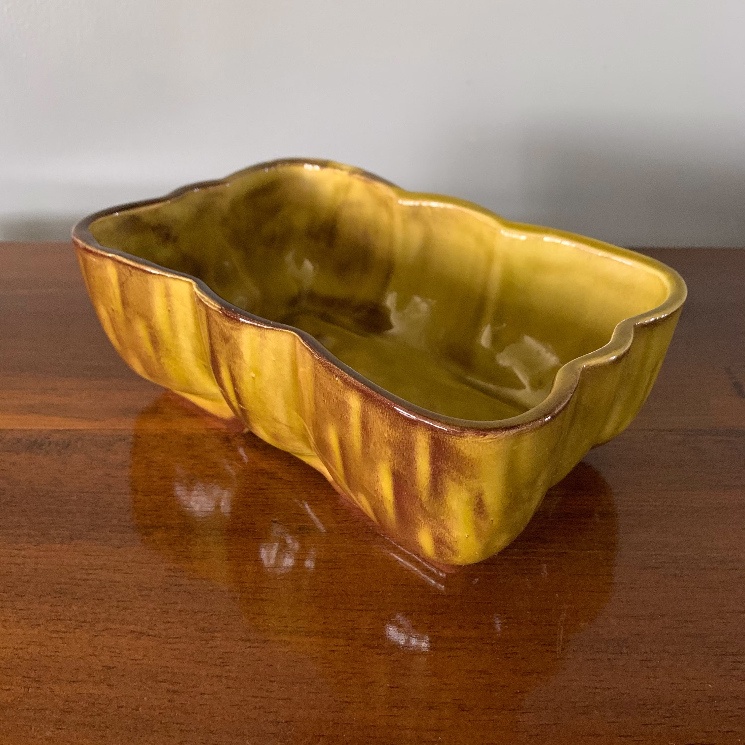 Vintage Mcm/Retro Pottery Upco Rectangular Planter