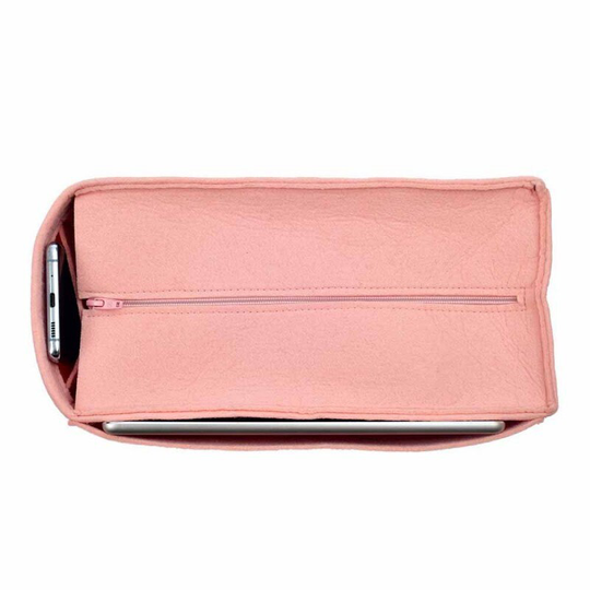 N.full V-Zip Style Felt Bag & Purse Organizer/Insert For Mm Gm