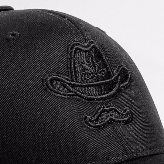 Unisex Stoned Cowboy Organic Cap 3D Puff Embroidered Logo Streetwear Stretchable
