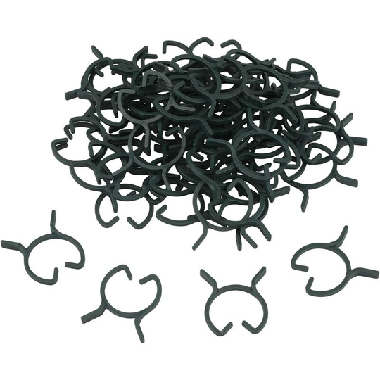 100 Pack Garden Plant Clips ideal for securing plants to supports
