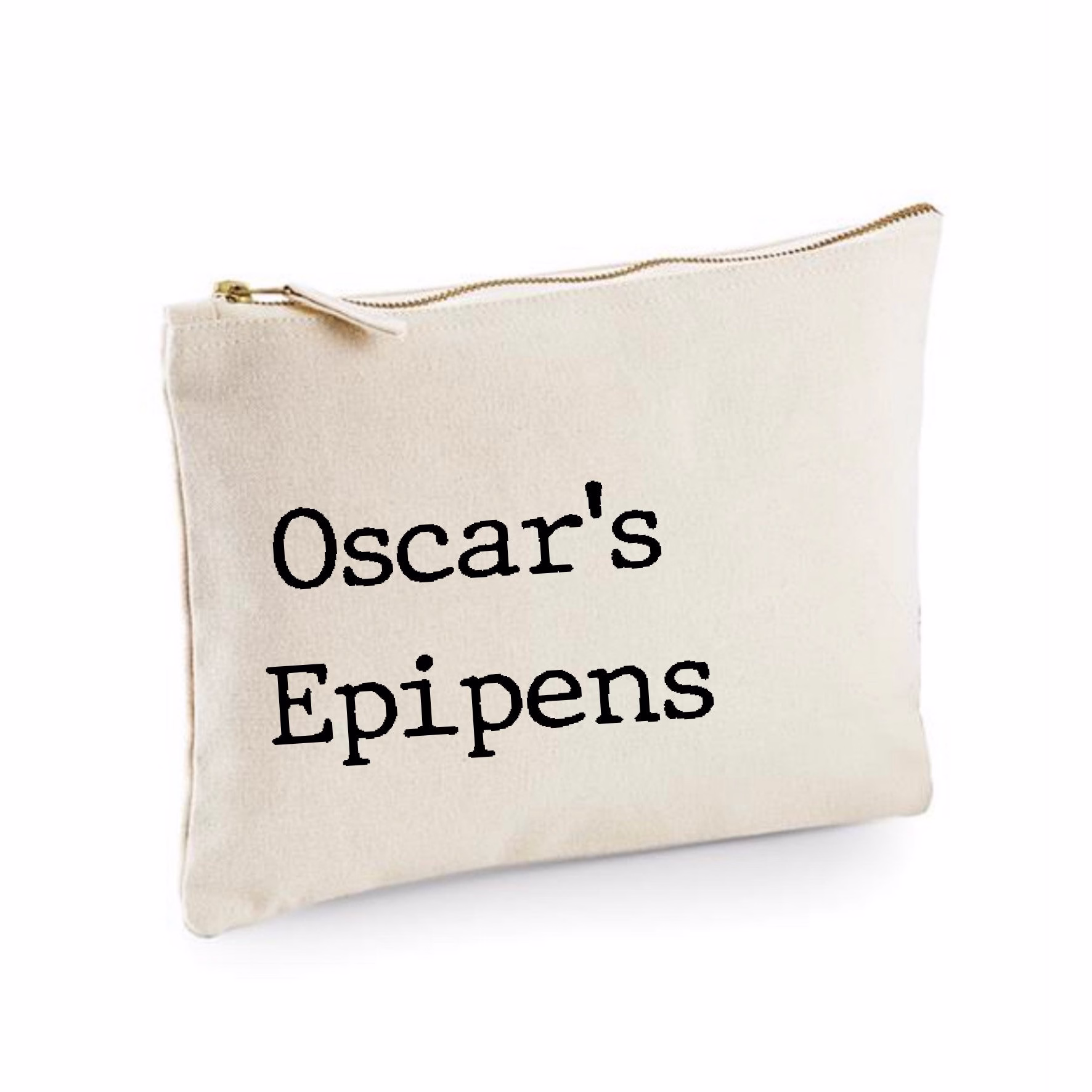Personalised Epipen Bag, Allergy Medication Pouch, Emergency Meds Kit, Medicines Children Case For School & College
