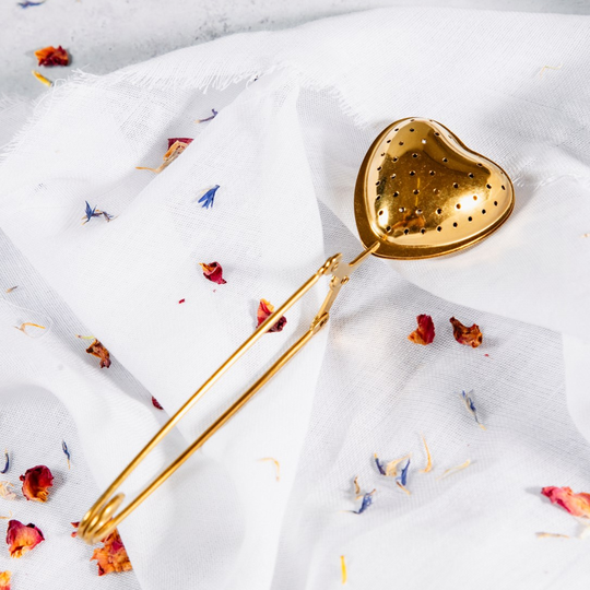 Brass Heart Tea Infuser