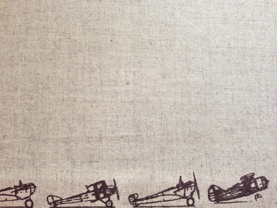 Aeroplane Roman Blinds // Blackout Lined Nursery Boy Girl Decor Made To Measure Vintage Retro Organic Cotton Children Baby's Room