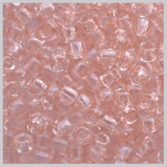 Toho Seed Beads Tr-11-11 Size 11/0 Transparent Rosaline 7.5 Grams Diy