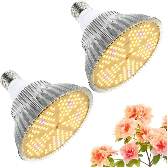 Swyeoot - 100W Full Spectrum led Grow Light Bulb 150 LEDs Horticultural Lamp E27 Indoor Plant Grow Lamp, Plant Lamp Flowers Lights Bulbs for Garden