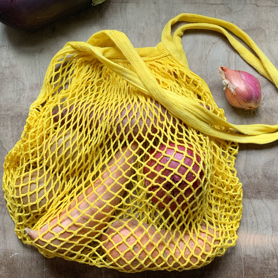 Organic Cotton Plant Dyed Market Bag