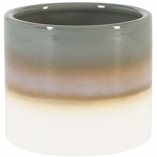 Nicola Spring - Reactive Glaze Plant Pot - 9cm - Grey