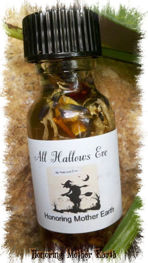 All Hallows Eve Oil, Voodoo, Hoodoo, Conjure, Samhain, Harvest , Festival, Halloween Shimmering, Brew, Pagan, Wiccan