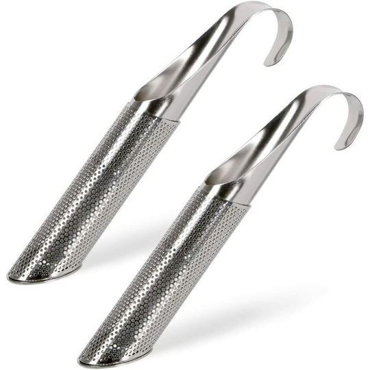 Perle Rare - Tea Strainer,2pcs Stainless Steel Infusers Stainless Steel Tube Herb Spice Strainer Tea Filter and Lid Universal for Teapot, Mug, Cup,