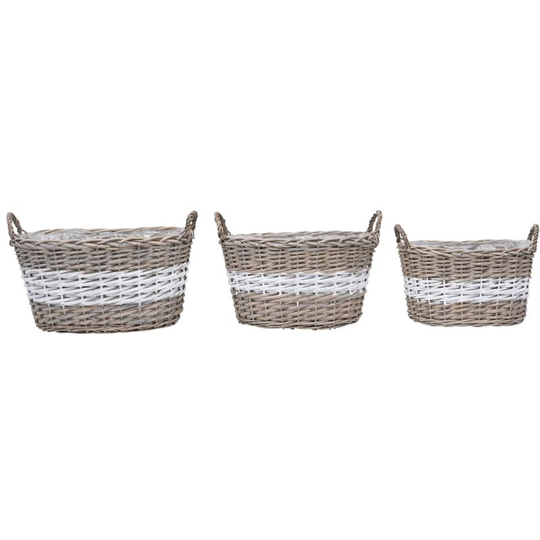 August Grove - Jenna 3 Piece Plastic Planter Box Set by Brown