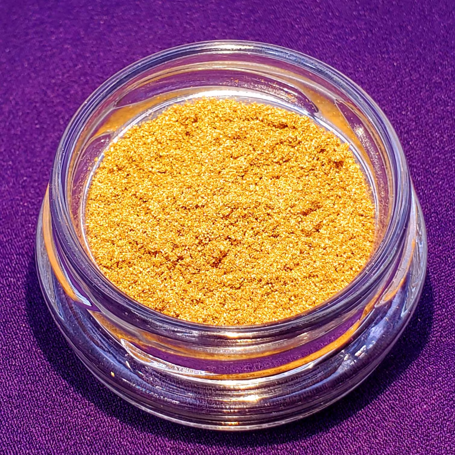 Pure 24K Gold Powder .4G Fine - Hand-Ground in Glass Jar Element # Au 79 | 99.99%