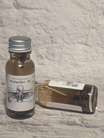 Protection Oil, Anointing Oil - For Witchcraft, Wicca, Pagan, Voodoo, Hoodoo & More