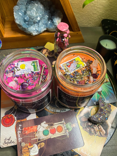 Tarot Deck Soy Candle 8 Oz