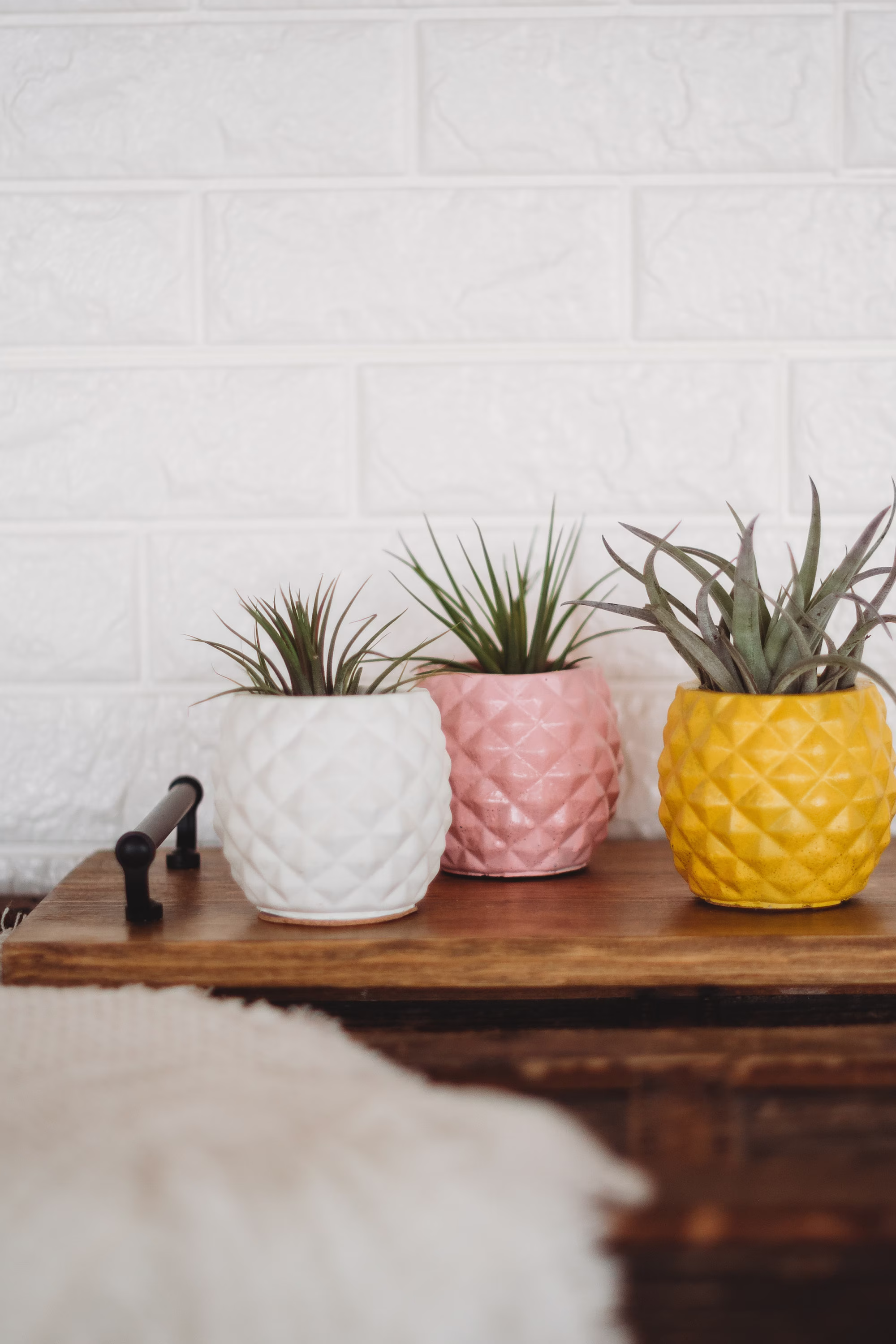 Pineapple Concrete Vase | Planter Air Plant Succulent Cactus Handmade Decor Housewarming