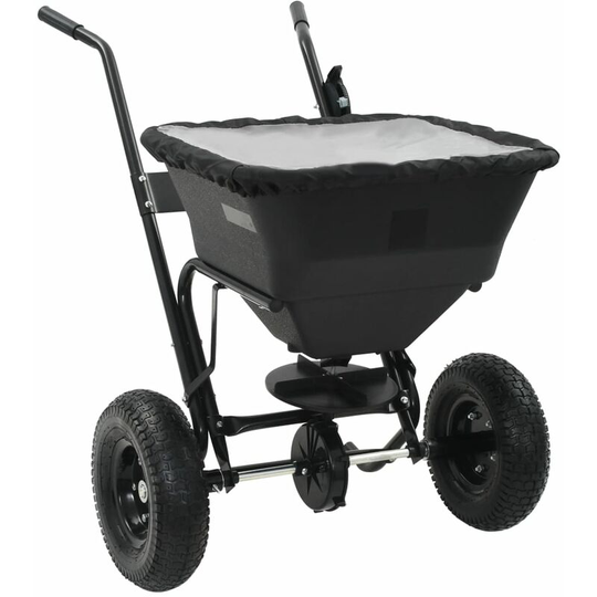 Walk Behind Salt Spreader pvc and Steel 106x73x76 cm 45 l VDTD04980 - Topdeal