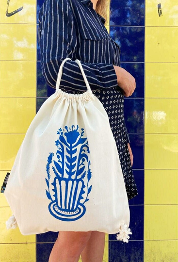 Elegant Organic Cotton Drawstring Backpack, Tote Bag, Cottonbag, Gym Bags, Christmasgift, Canvas Shoulderbag