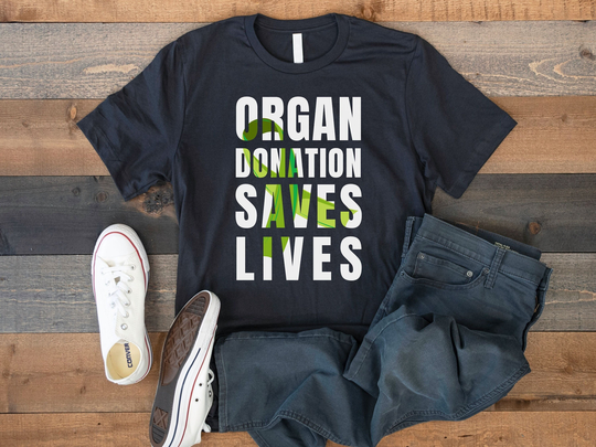 Organ Donation Awareness Shirt, Liver Transplant, Kidney Heart Lung Unisex Transplant Warrior Gift