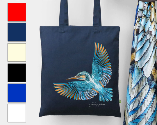 Premium Quality Organic Kingfisher Bag, Tote, Bird Wing Feather Animal, Mother Nature Handbag, Kingfisher Purse