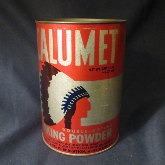 Vintage Calumet Baking Powder Tin 5 lb Size