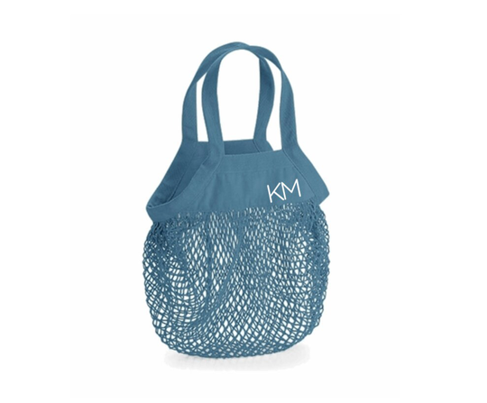 Personalised Initial Organic Cotton Mesh Bag