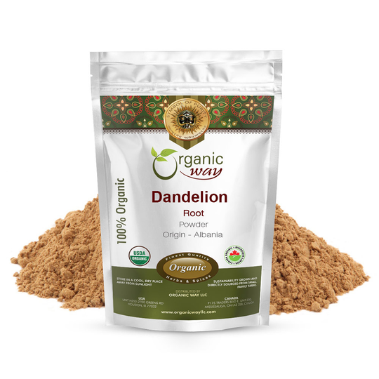 Organic Dandelion Root Powder, European Wild Harvest