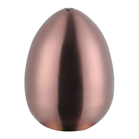 3-Hole Egg-Shaped Stainless Steel Salt Shaker Gold, Stainless steel, Rose gold, 5.5*7.5CM