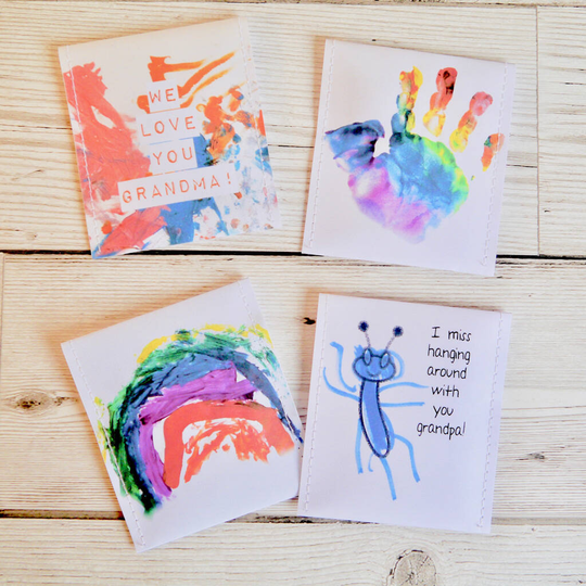 Children's Drawing Personalised Tea Gift