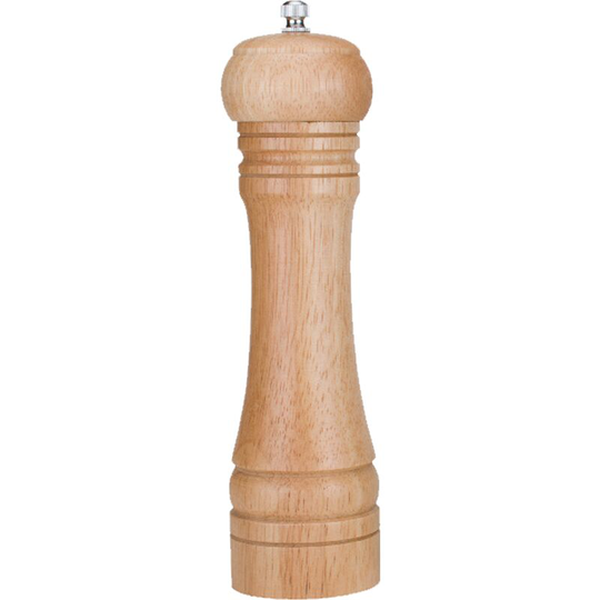 Fvbjd - Salt and Pepper Mill Solid Wood Pepper Grinder Pepper Shaker with Strong Adjustable Ceramic Grinder Oak Primary Color 8 Inch