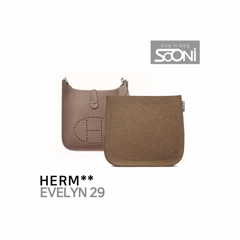 Organizer For Herm Evelyn 29 - Bag Shaped