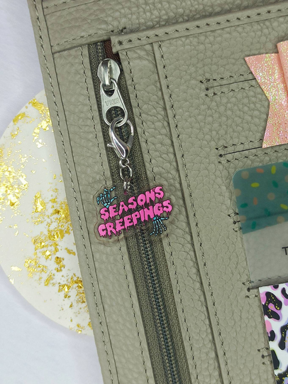 Pastel Goth Seasons Creepings Planner Charm