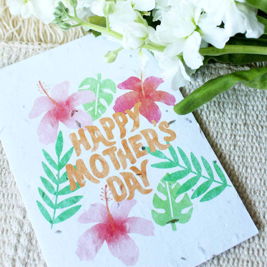 Plantable Happy Mother's Day Greeting Card