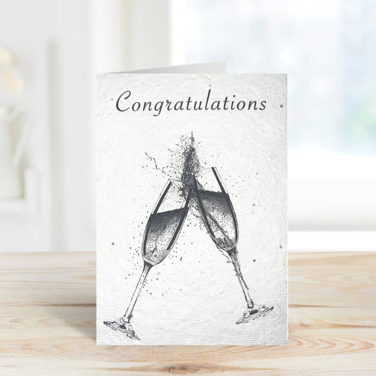 Congratulations Plantable Seeded Eco Card