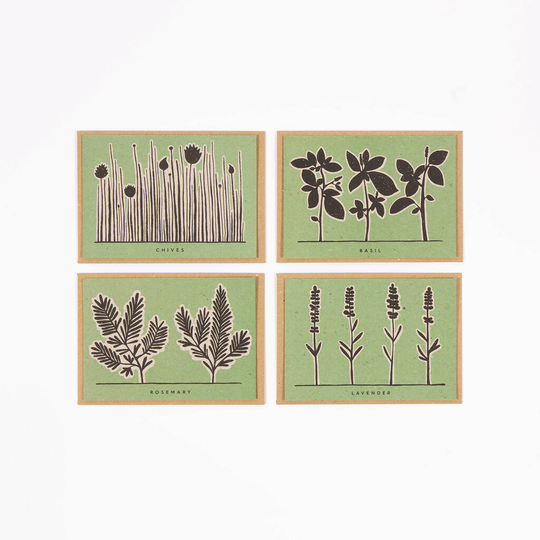 Herb Recipe Notecards