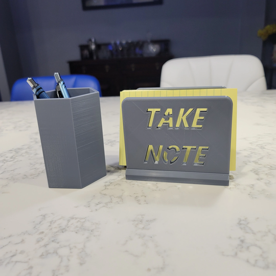 Note Pad Holder | Desk Organizer Teacher's Receptionist Home Office