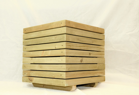 Block Style Spaced Planter Wooden/Garden Pot